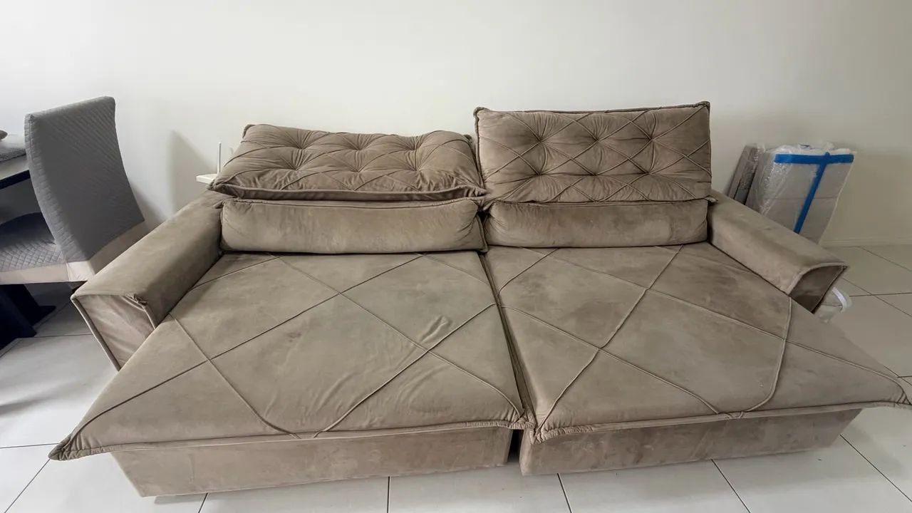 Sofá reclinável 3 metros  - Foto 2