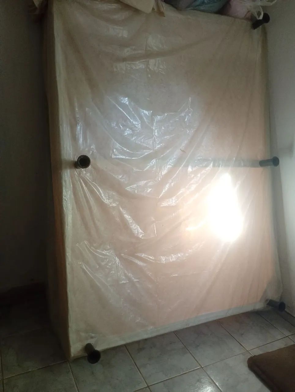 BASE DE CAMA CASAL NUNCA USADA - Foto 3