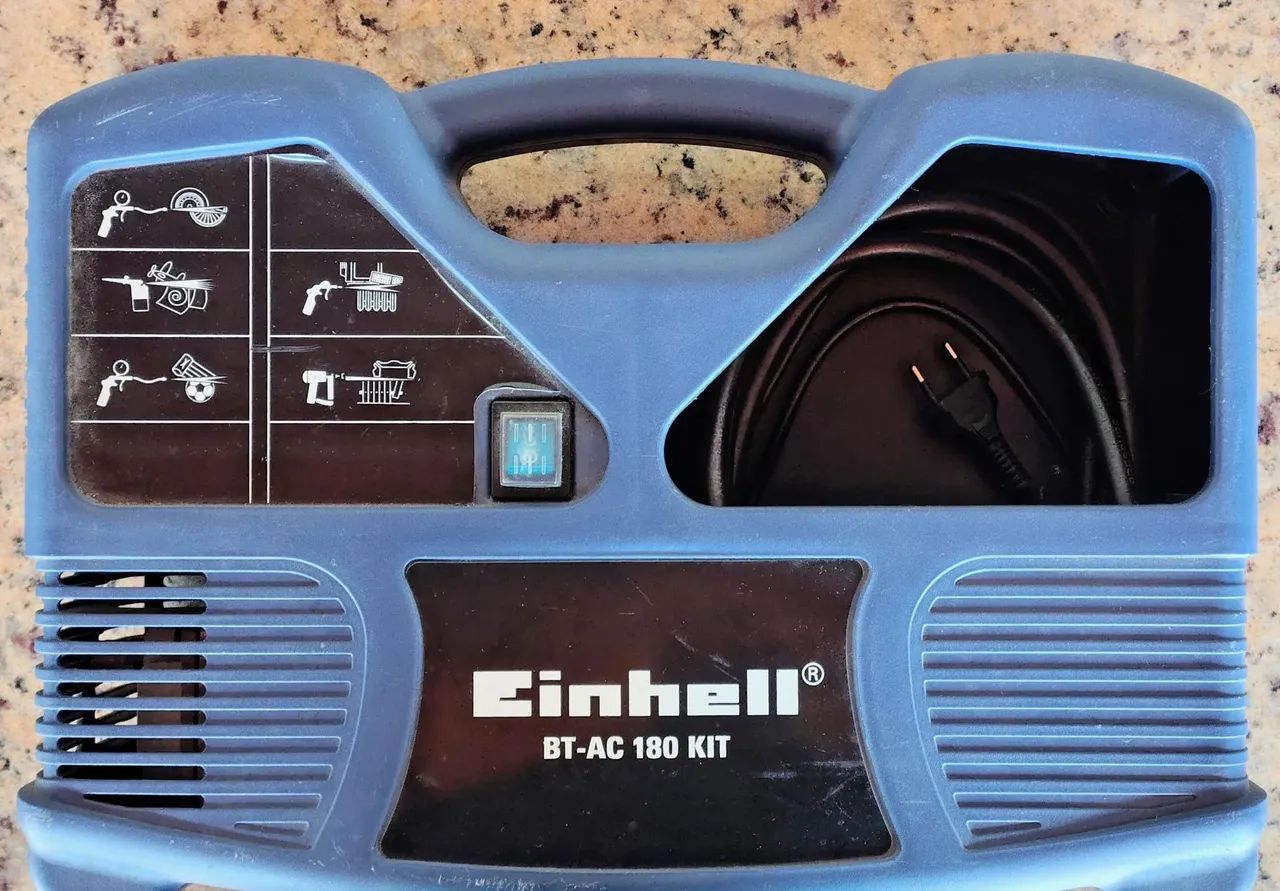 Compressor De Ar Einhell Bt Ac 180 Kit - 8 Bar (116 Psi)