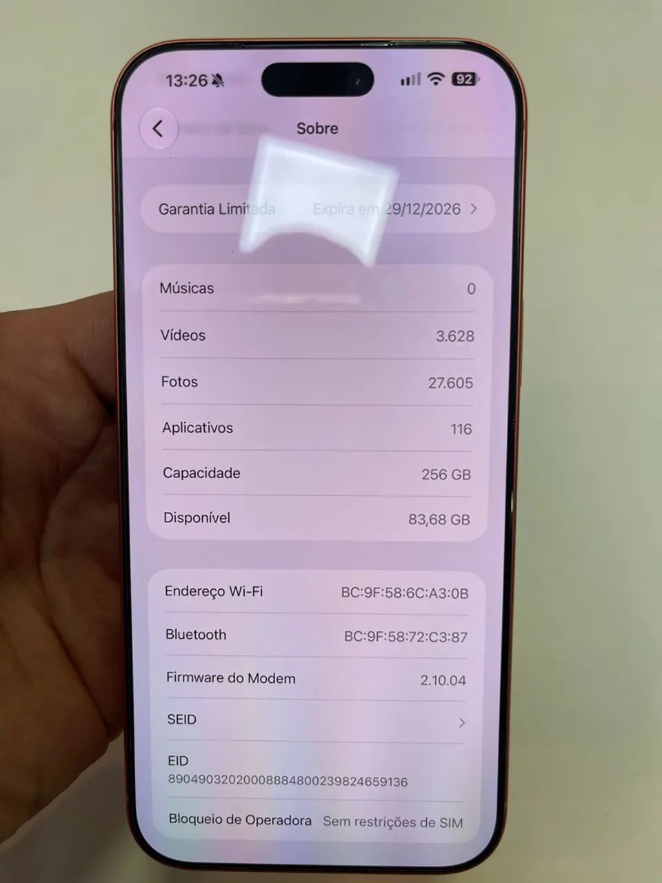 iPhone 17 pro max 256Gb laranja com nota fiscal  - Foto 3
