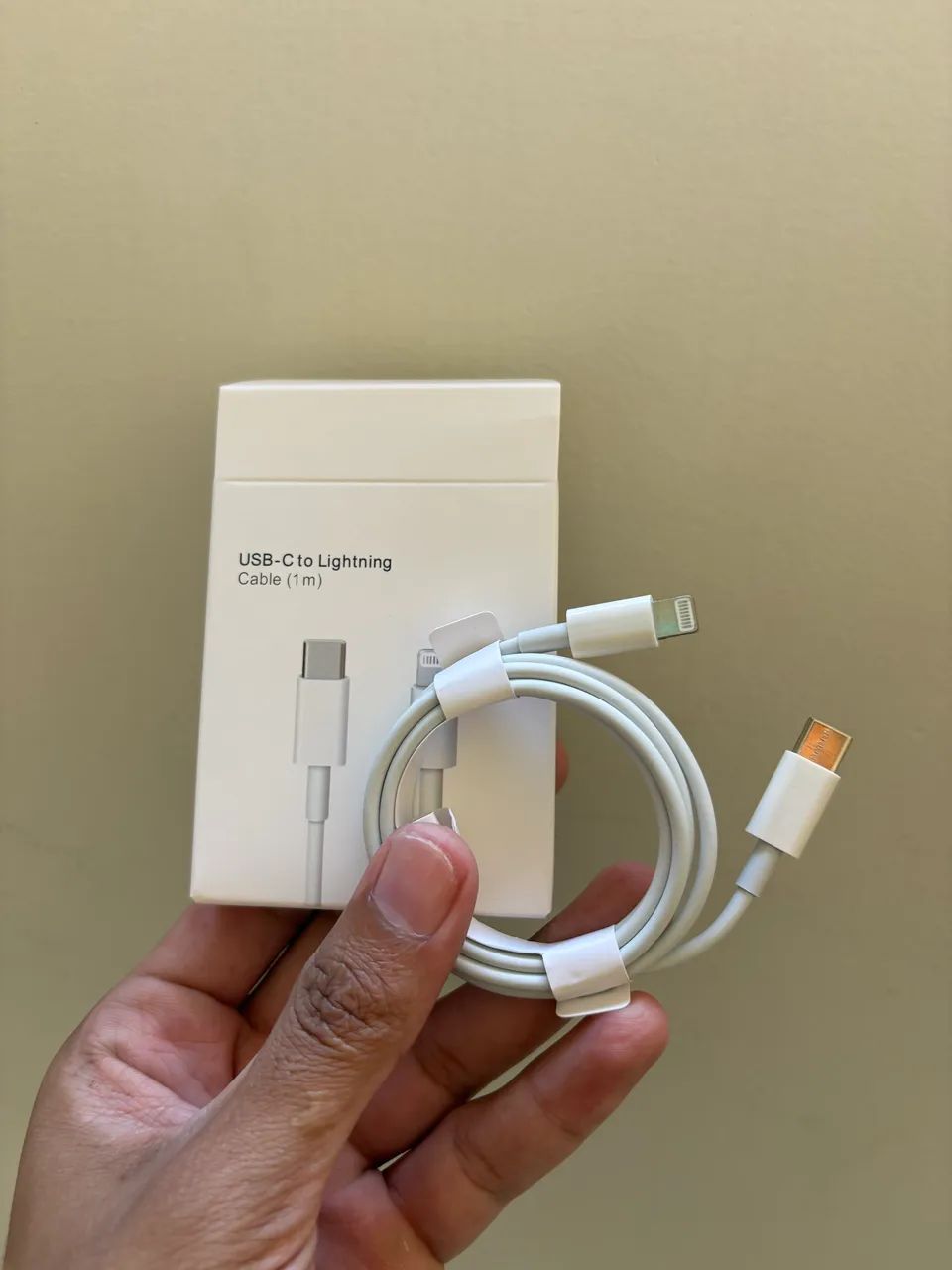 Cabo de carregador USB-C Lightning 