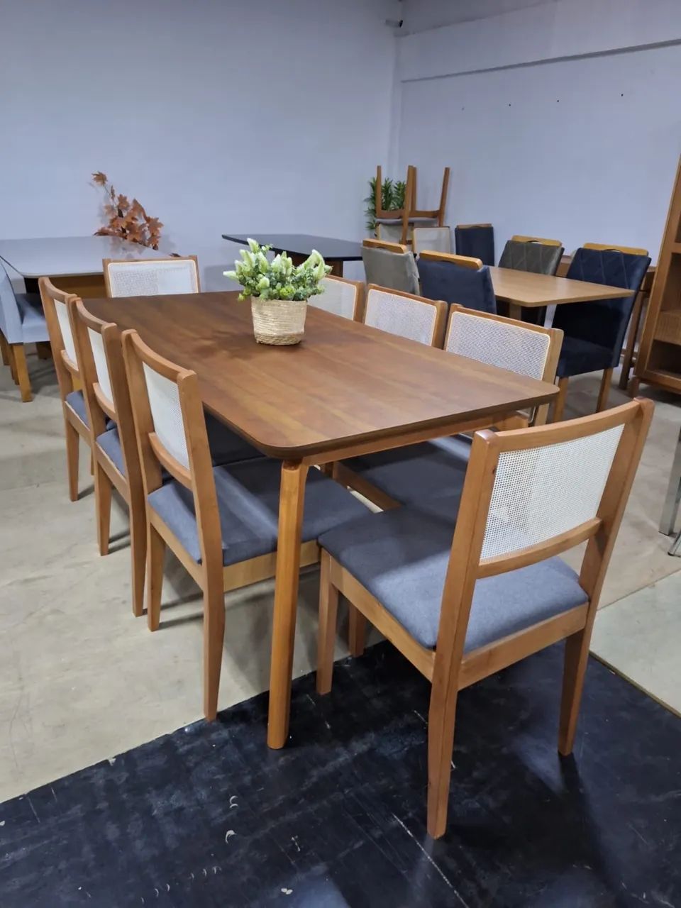Mesa Jantar 6cad 100% Madeira  - Foto 2