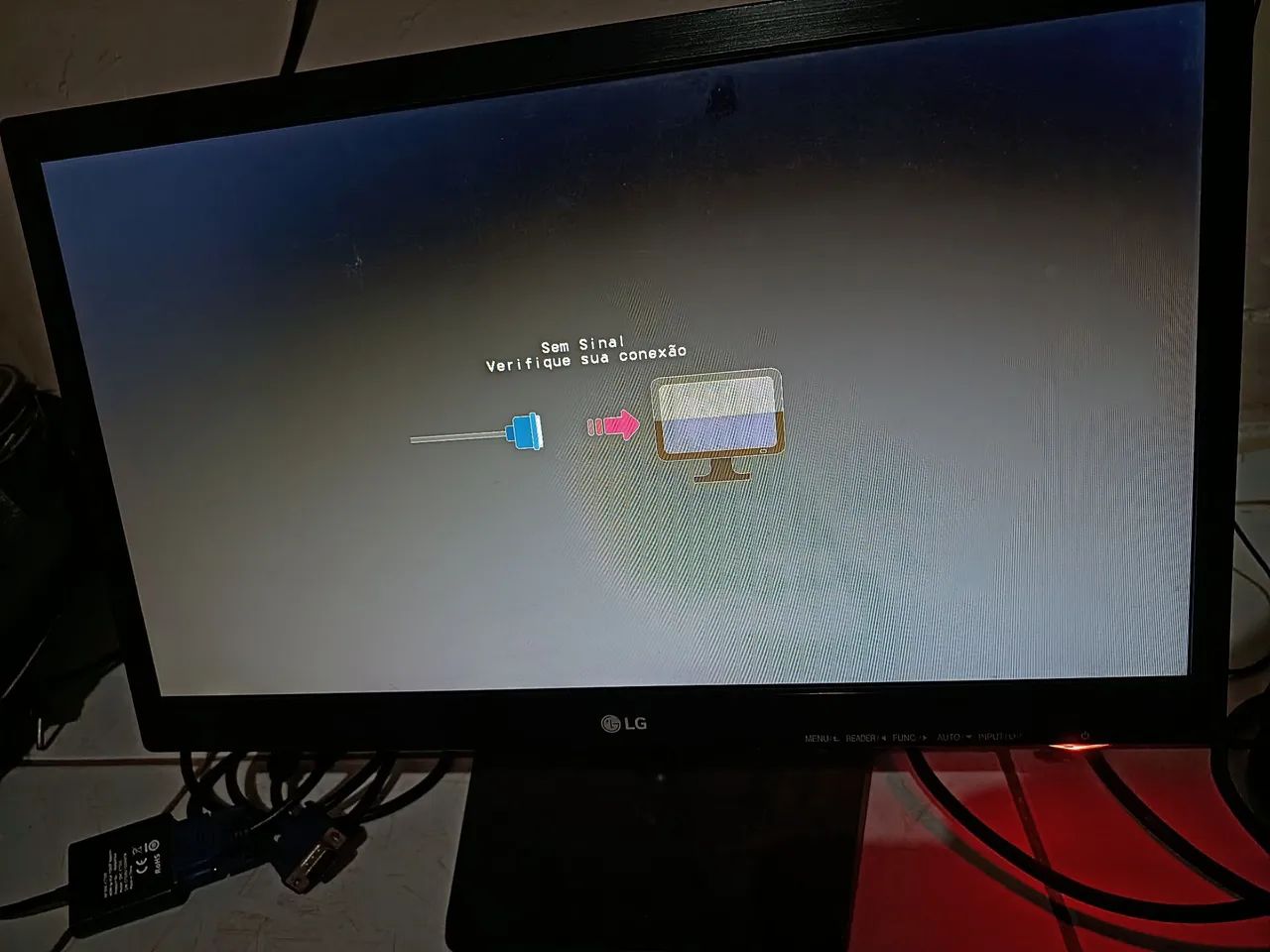 monitor LG , mouse e teclado 