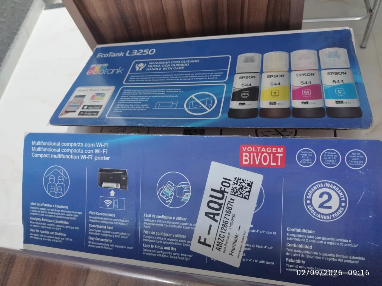 Impressora EcoTank L3250 Epson - Foto 4