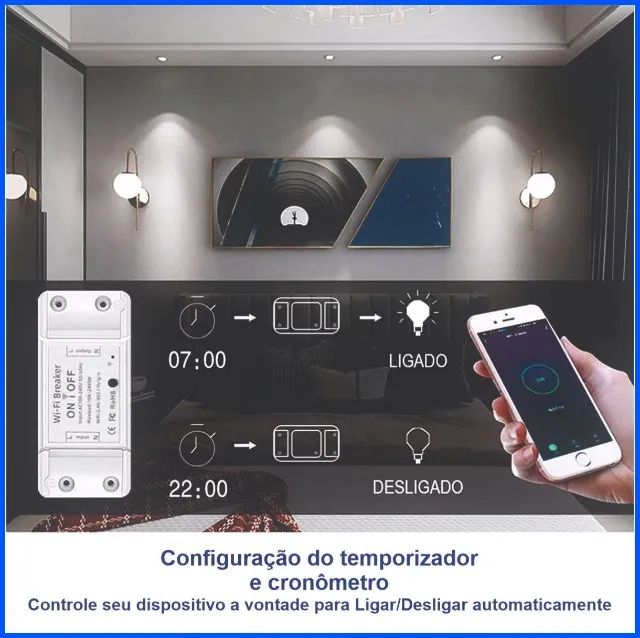 Interruptor Sonoff para automação residencial com Alexa e Google Wifi Pronta Entrega - Foto 5