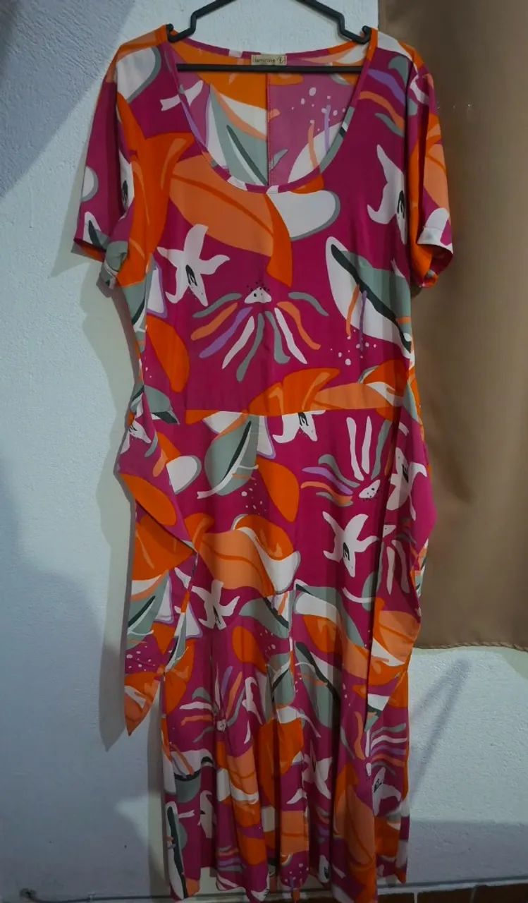 vestido estampado 