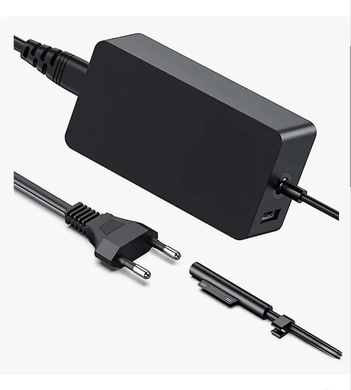Carregador Notebook compatível com Microsoft Surface Pro 5 6 7 44W 15V 2.58A USB - Foto 4