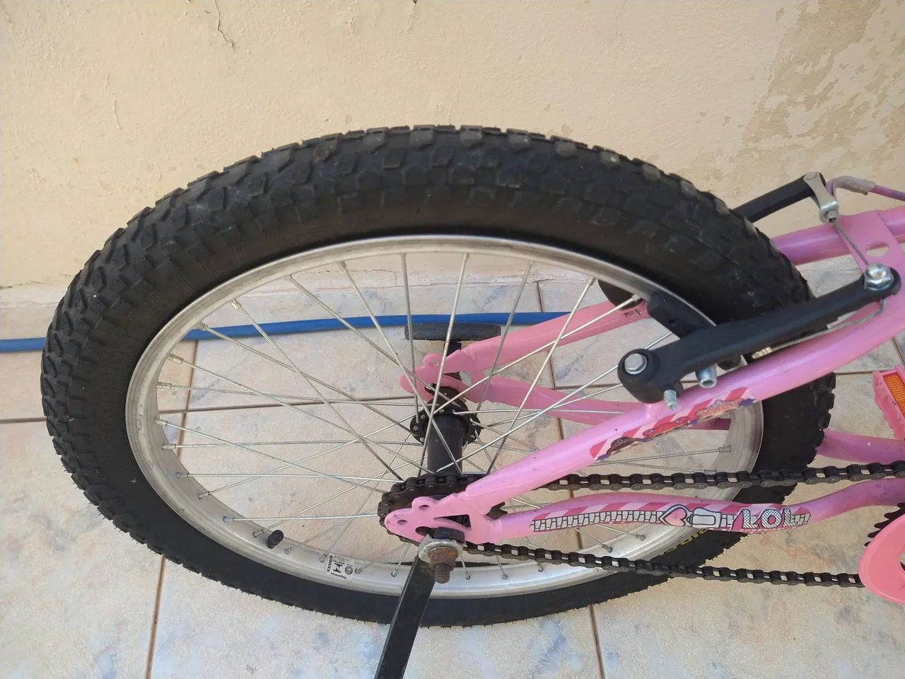 Bicicleta aro 20 menina - Rosa  - Foto 2