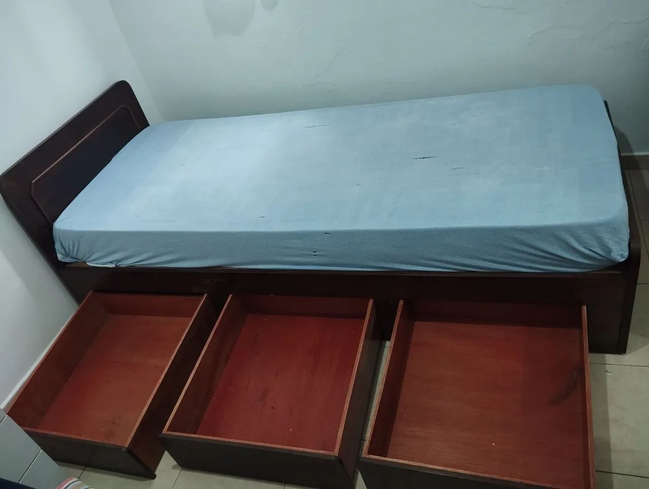 Cama Solteiro + Colchão