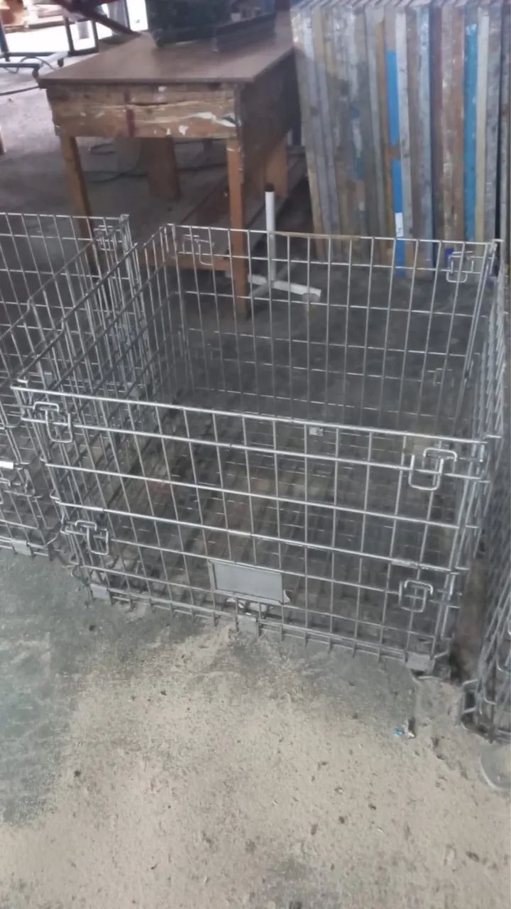 Gaiola aramada Container dobrável  - Foto 3