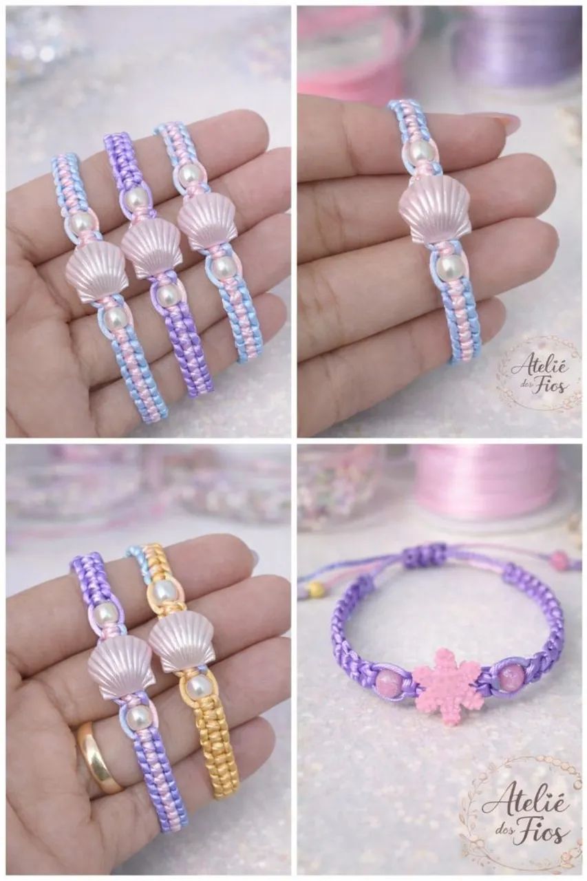 Pulseiras Artesanais - Ateliê dos Fios - Foto 3