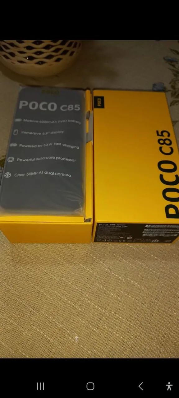 Celular c85 poco 256gb  - Foto 4