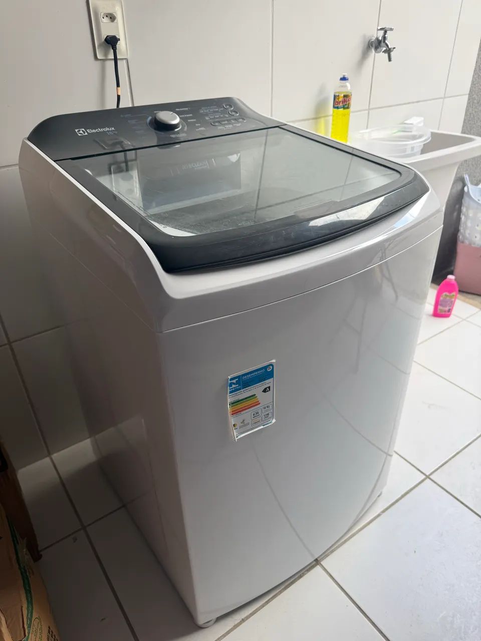 Lavadora Eletrolux Efficiente Led18 18kg -cesto Inox - 220v 