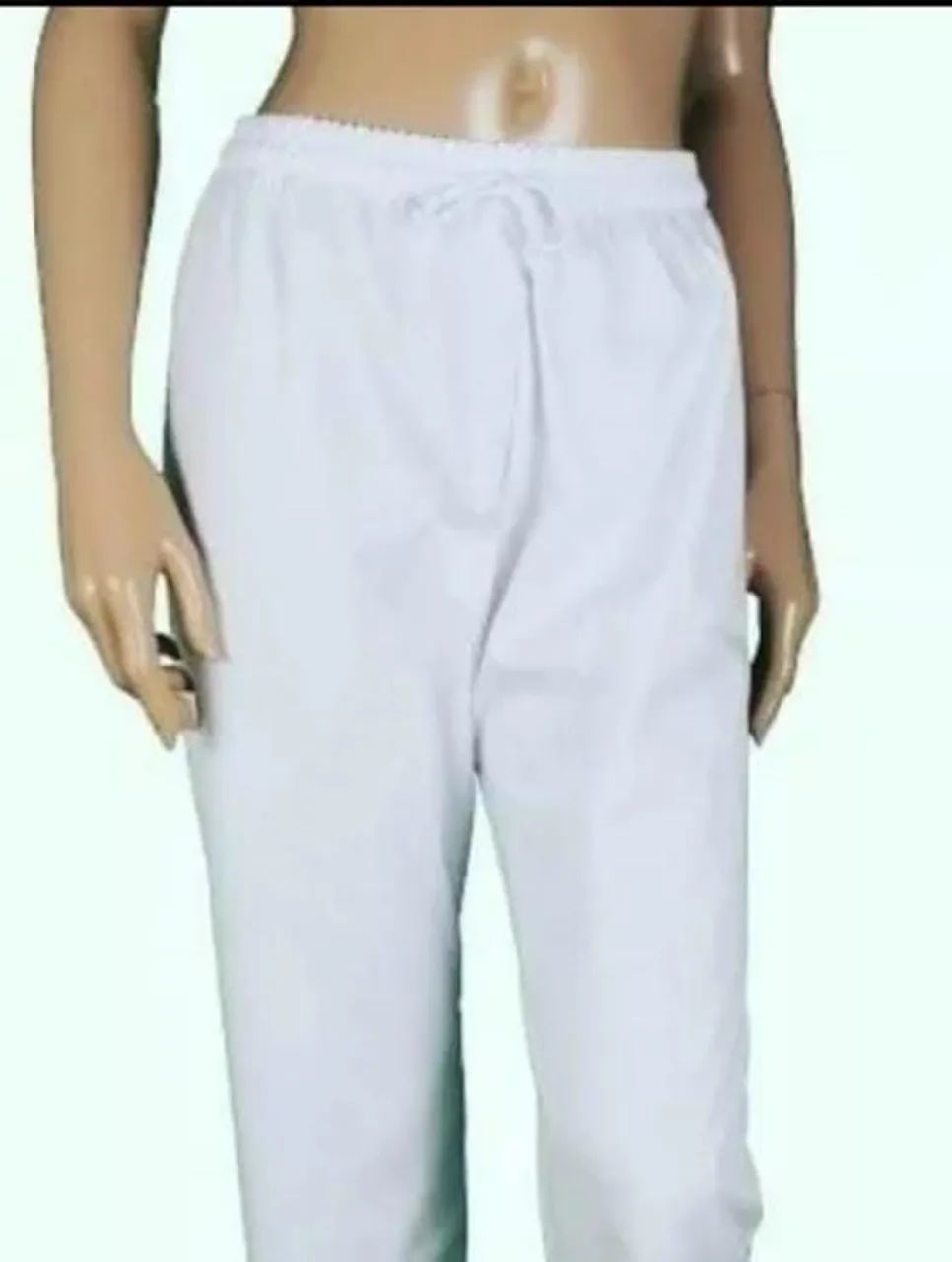 Calca Branca de brim 