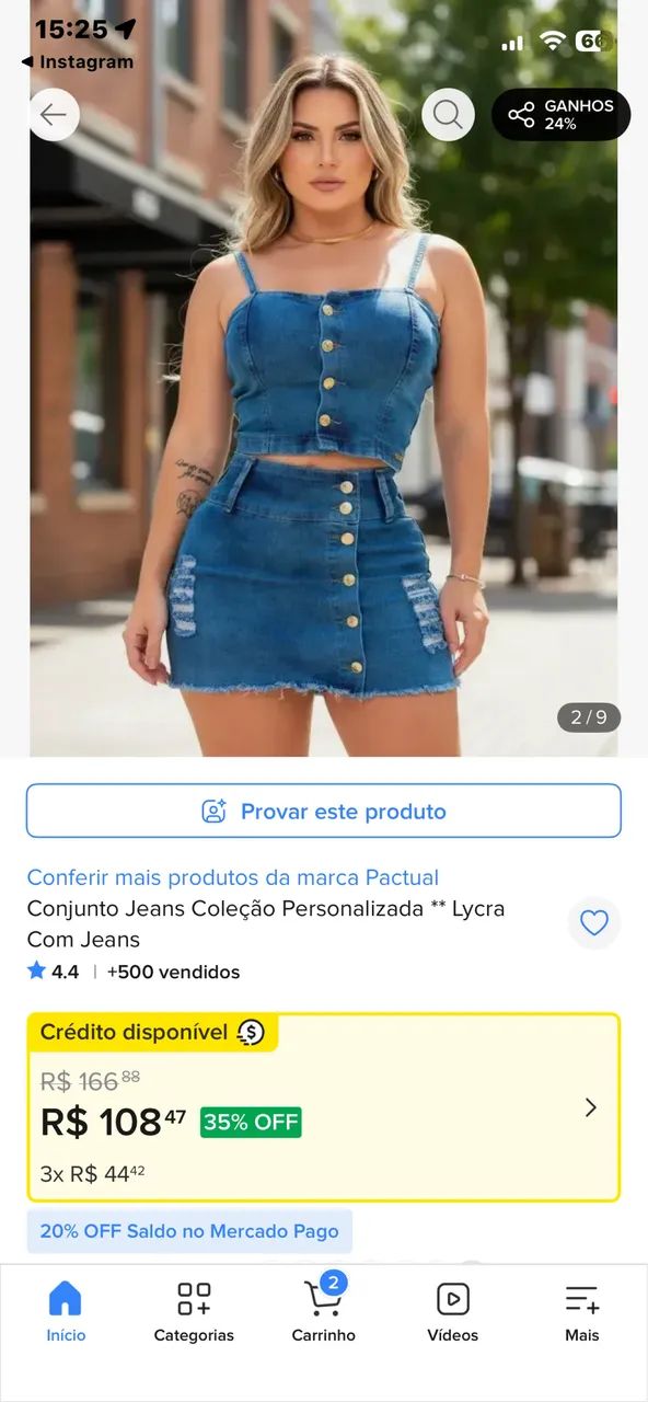 Conjunto jeans - Foto 5