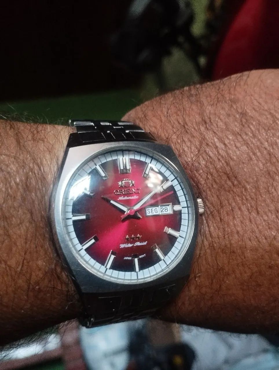 Relógio orient masculino automático novinho usado pouco  - Foto 4