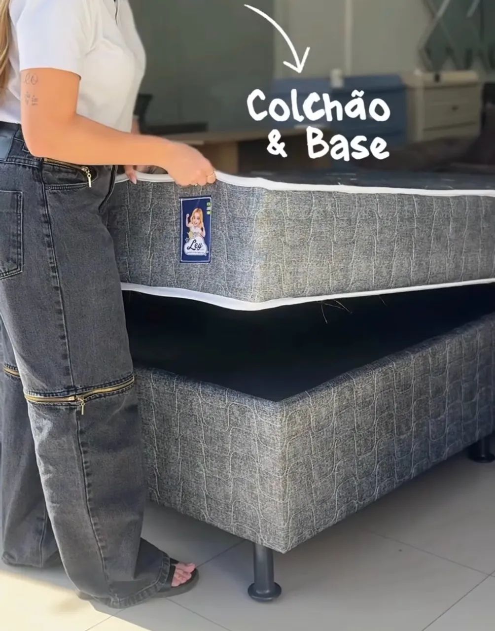 Cama box de casal molas ensacadas nova disponível  - Foto 5