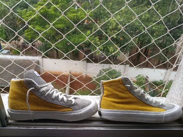 Tênis Straye Hiland amarelo e cinza - Foto 2
