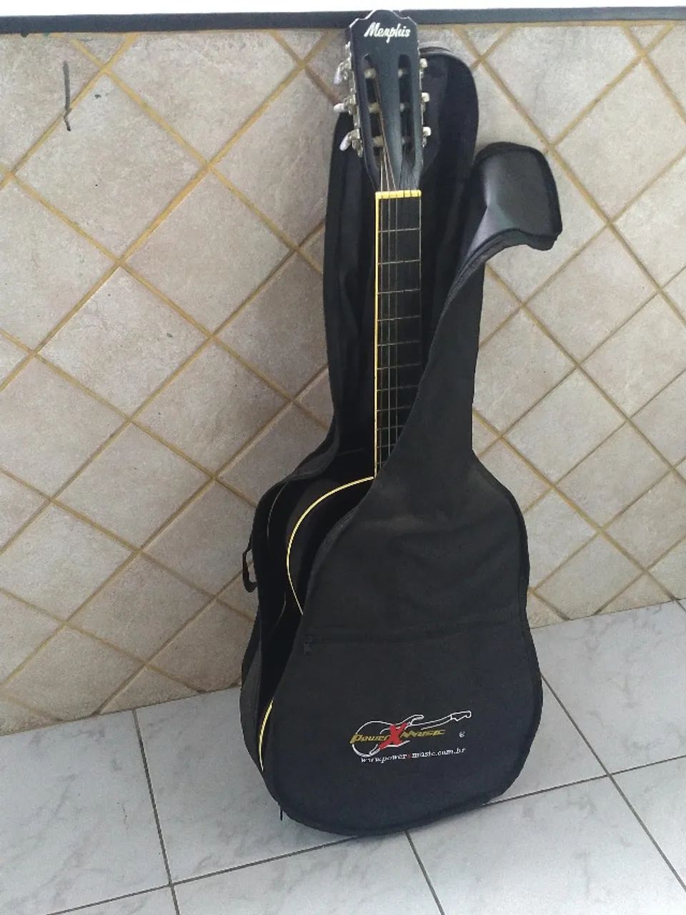 Violão memphis AC-3 preto clássico - Foto 4
