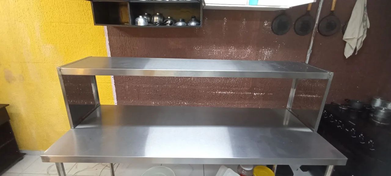 Mesa inox cozinha restaurante  - Foto 3