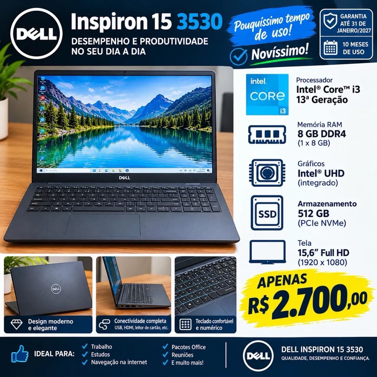 NOTEBOOK.. DELL 15  3530