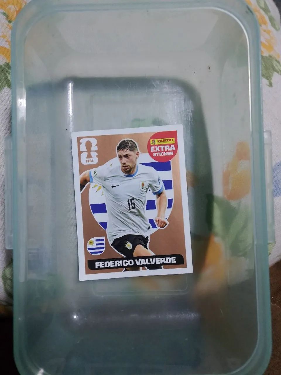 Figurinha legend bronze Valverde 