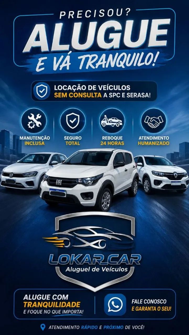 Carros para motoristas de Aplicativos 