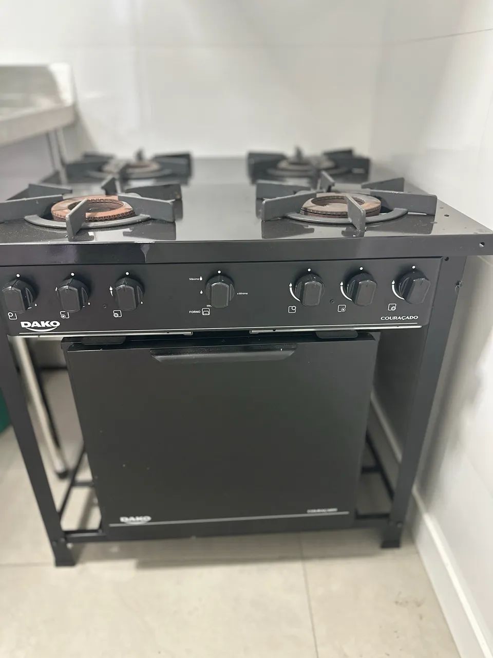 Fogão Industrial 4 bocas DAKO com forno a gás  - Foto 5