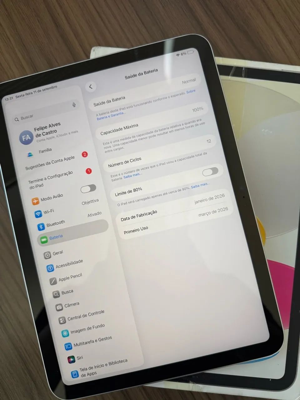 IPAD 11 (A16) 128GB - ACEITO OLX PAY - Foto 2