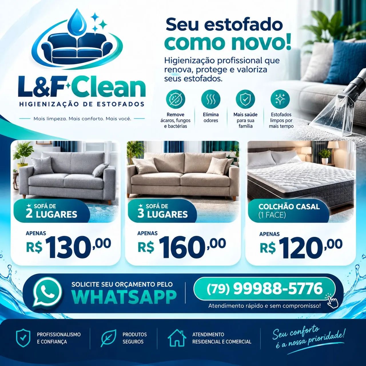 Limpeza Profissional de Estofados 