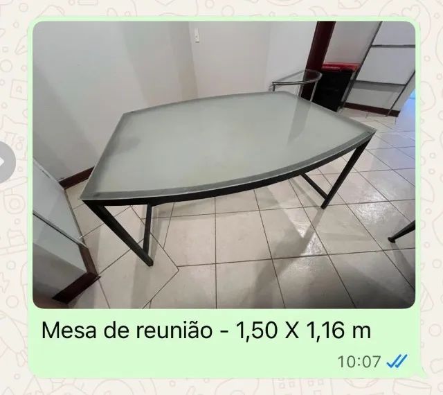 Mesa de Reunião refinada