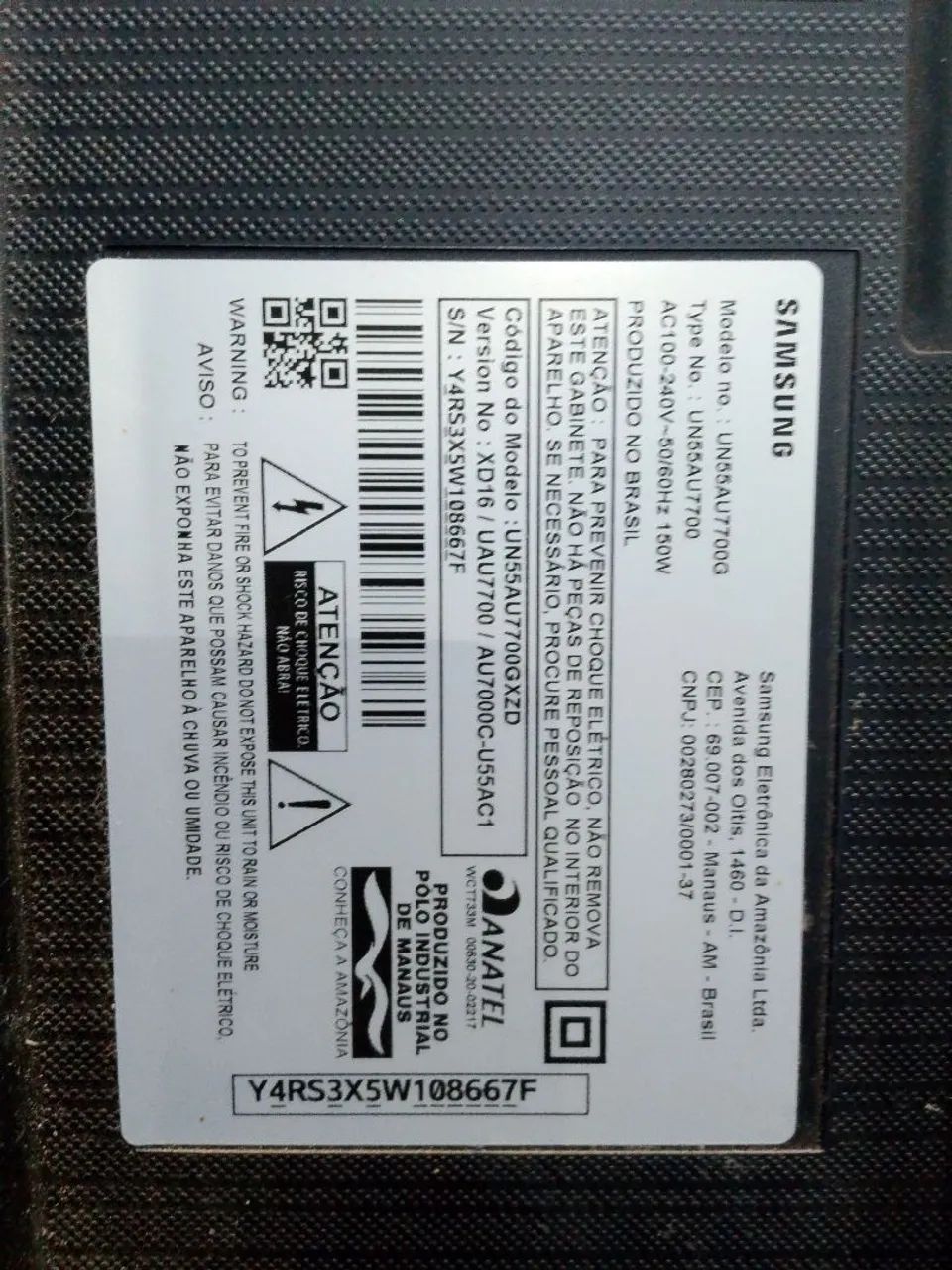 Vendo TV Samsung 55 polegadas para retirar peças - Foto 3