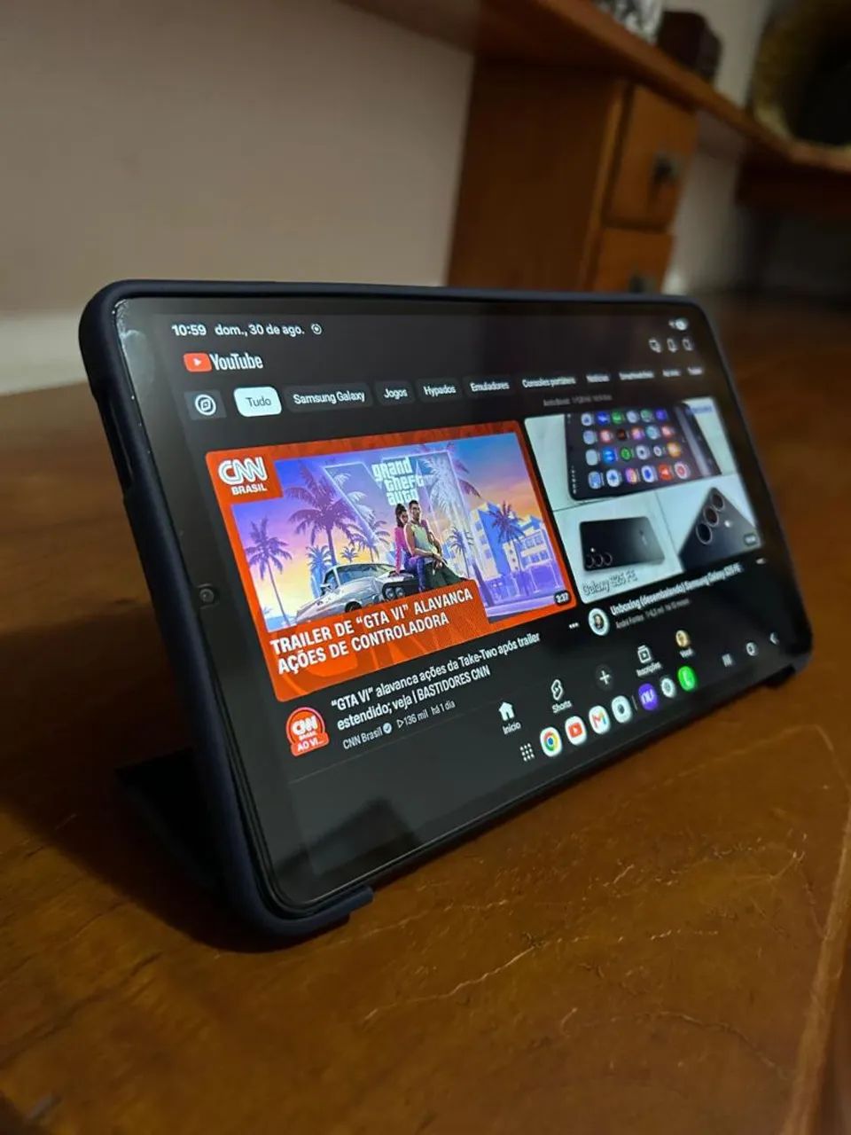 Tablet Samsung Tab A11 Prata | Caixa | Capa | Película aplicada  - Foto 5