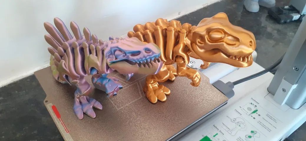 Dinossauro articulado 3d  KIT com 2 - Foto 3