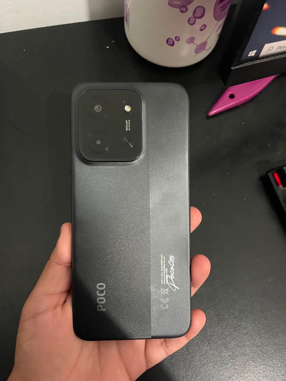 VENDO POCO C85 128GB PRETO - Foto 2