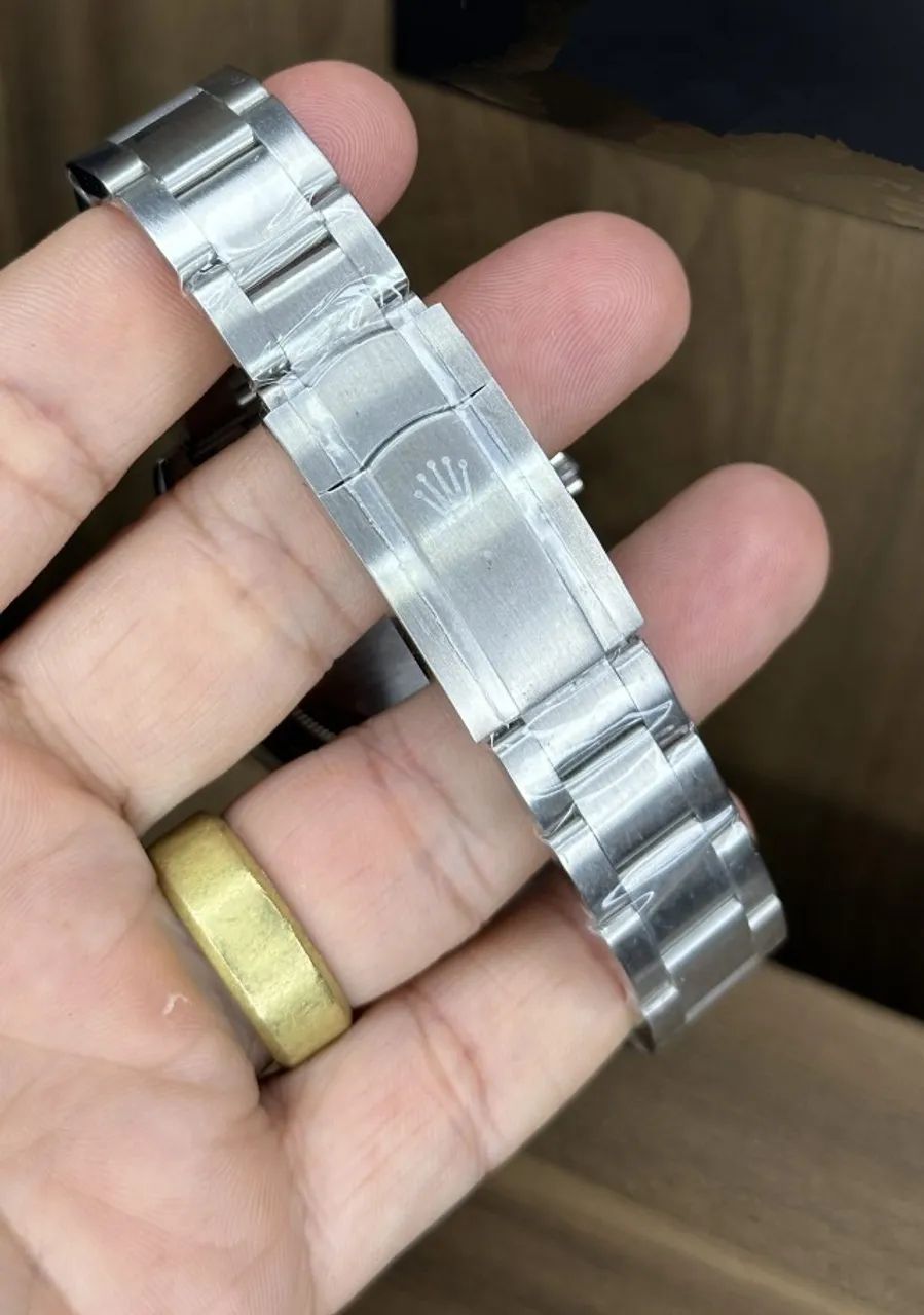 Relógio ROLEX SKY DWELLER AUTOMÁTICO MOSTRADOR VERDE  - Foto 4