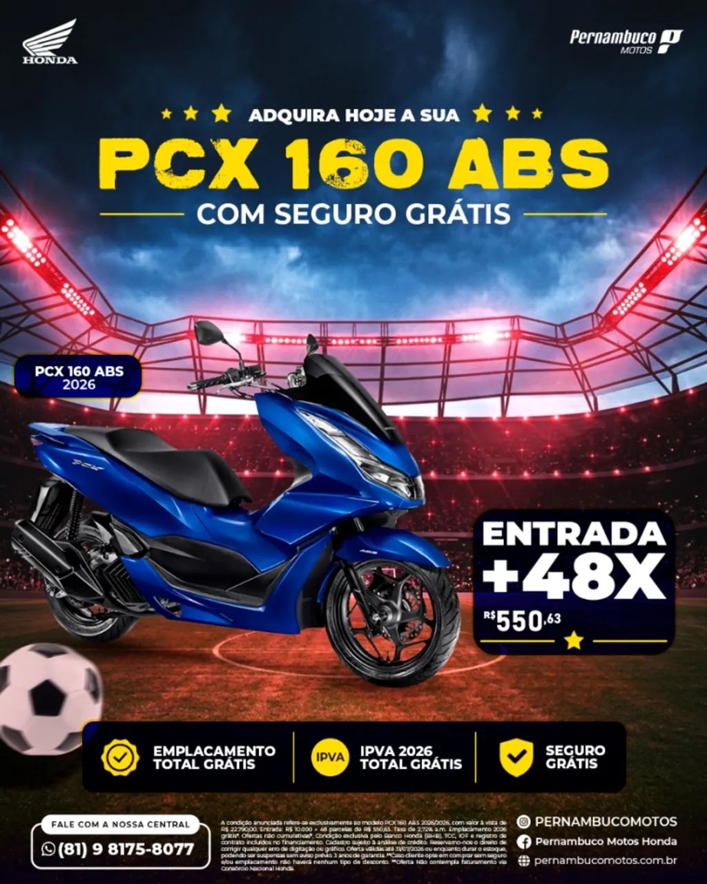 HONDA PCX ABS 0KM