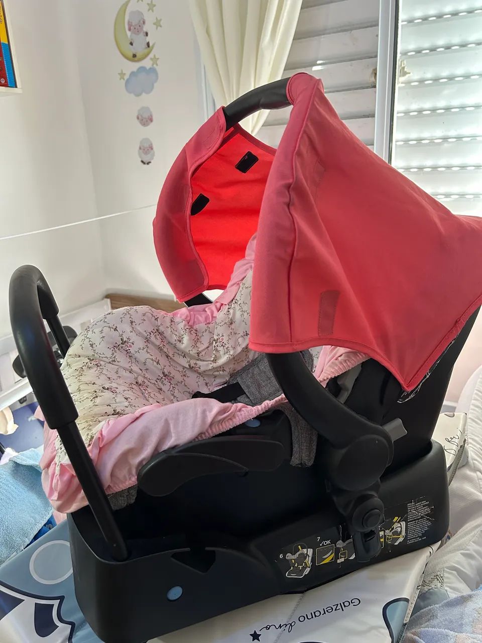 Carrinho e bebê conforto Safety Mobi 1st Rosa - Foto 3