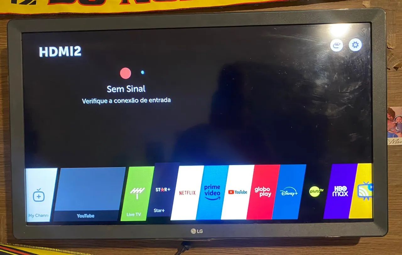 Tv 34 polegadas smart, usada em estado de nova, entrego na estação Coqueiral  - Foto 2
