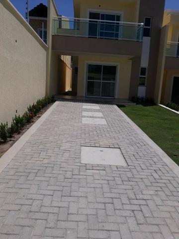 CA1201 Casa duplex no Eusébio, 4 quartos, 3 vagas, casa nova, Próximo ao Centro - Foto 3