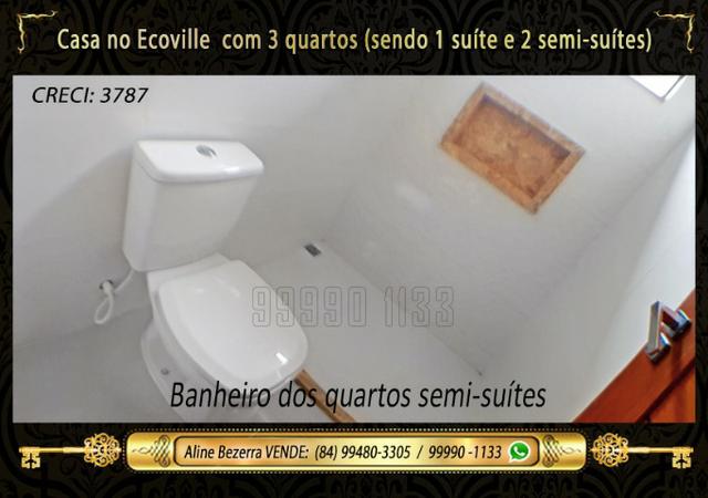 Casa no Ecoville, 3 quartos sendo 1 suíte com closet, lavabo, Etc - Foto 10