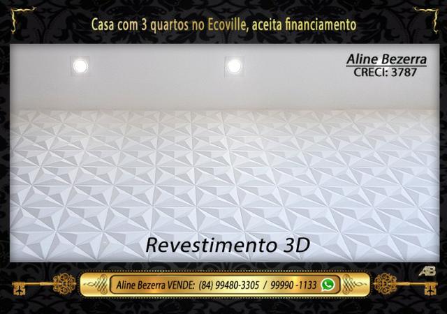Casa no Ecoville já com luminárias, box e alto padrão, acabamento diferenciado, financia - Foto 6