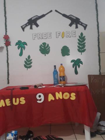Decoração do free fire