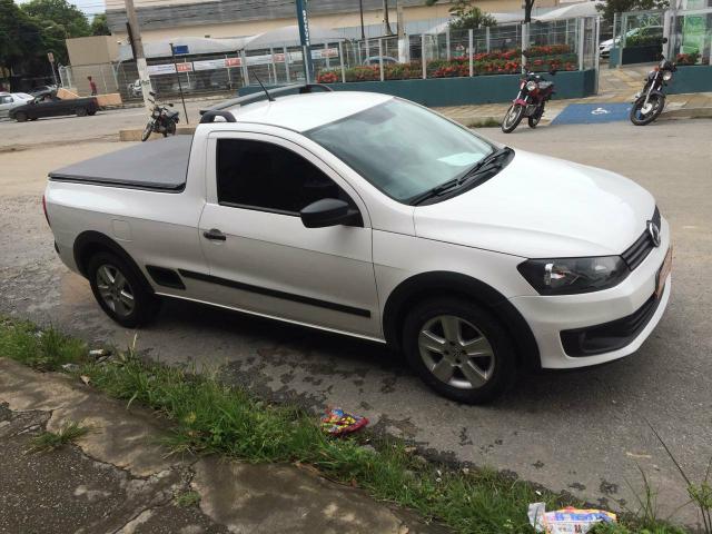 (SEM ENTRADA) Saveiro Trendline G6 CS 1.6 2015 Menos Ar - Foto 12