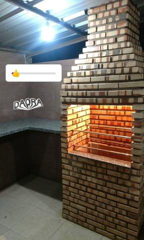 Fogão a lenha, churrasqueira, forno. - Foto 2