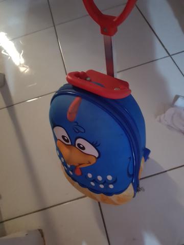 Mini mochila 3d da galinha pintadinha com lancheira - Foto 3