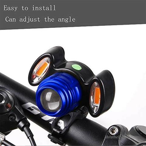 Farol para bicicleta Usb Recarregável ultra potente - Foto 2