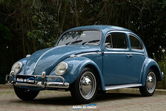 Fusca 1300 1968 Azul Real - Um espetáculo em detalhes! Vale conferir! Ateliê do Carro