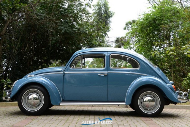 Fusca 1300 1968 Azul Real - Um espetáculo em detalhes! Vale conferir! Ateliê do Carro - Foto 4