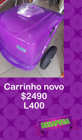 Carrinhos p sorvete novos